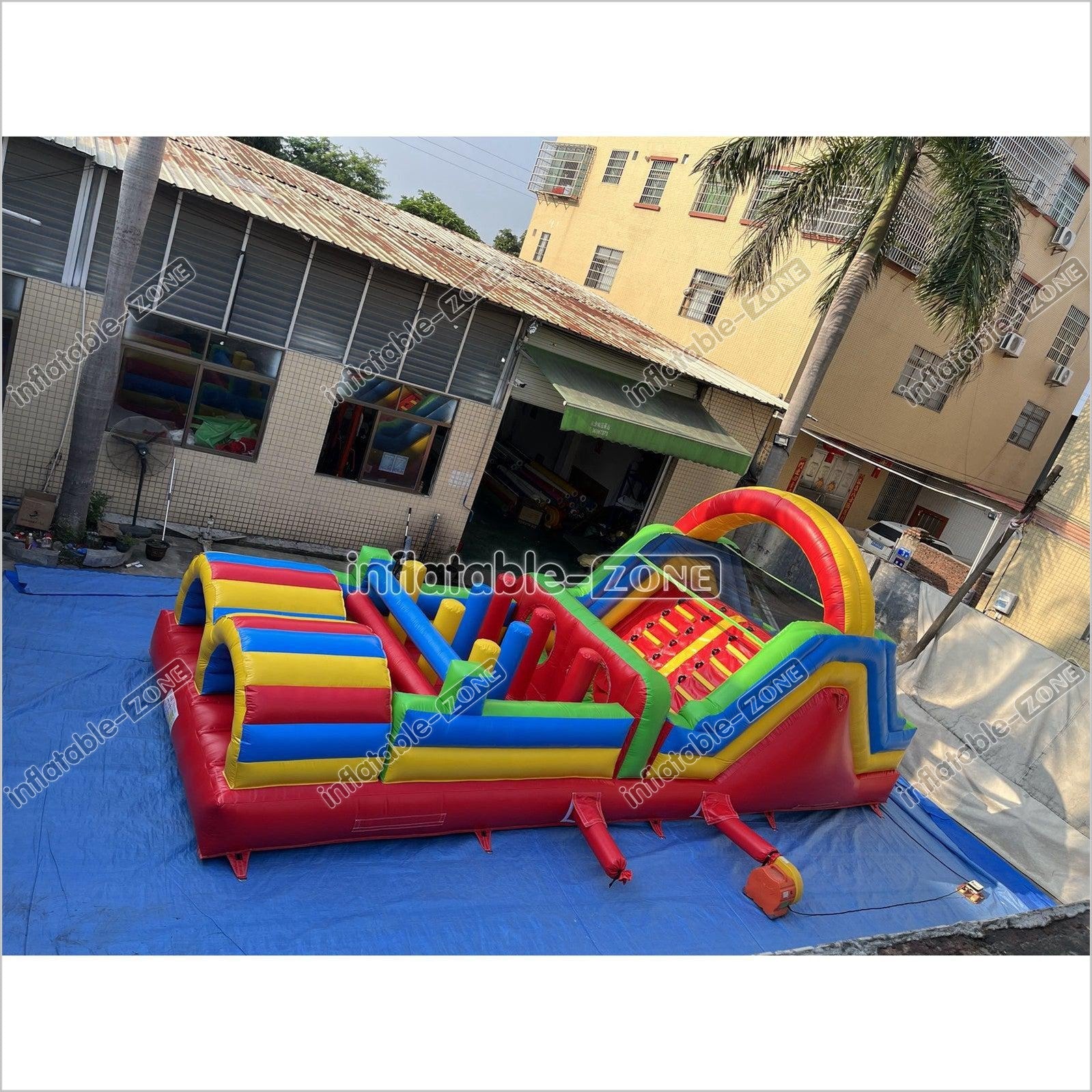 Inflatable Obstacle Course Sports Games Race With Obstacles Course Bounce House - Inflatable-Zone