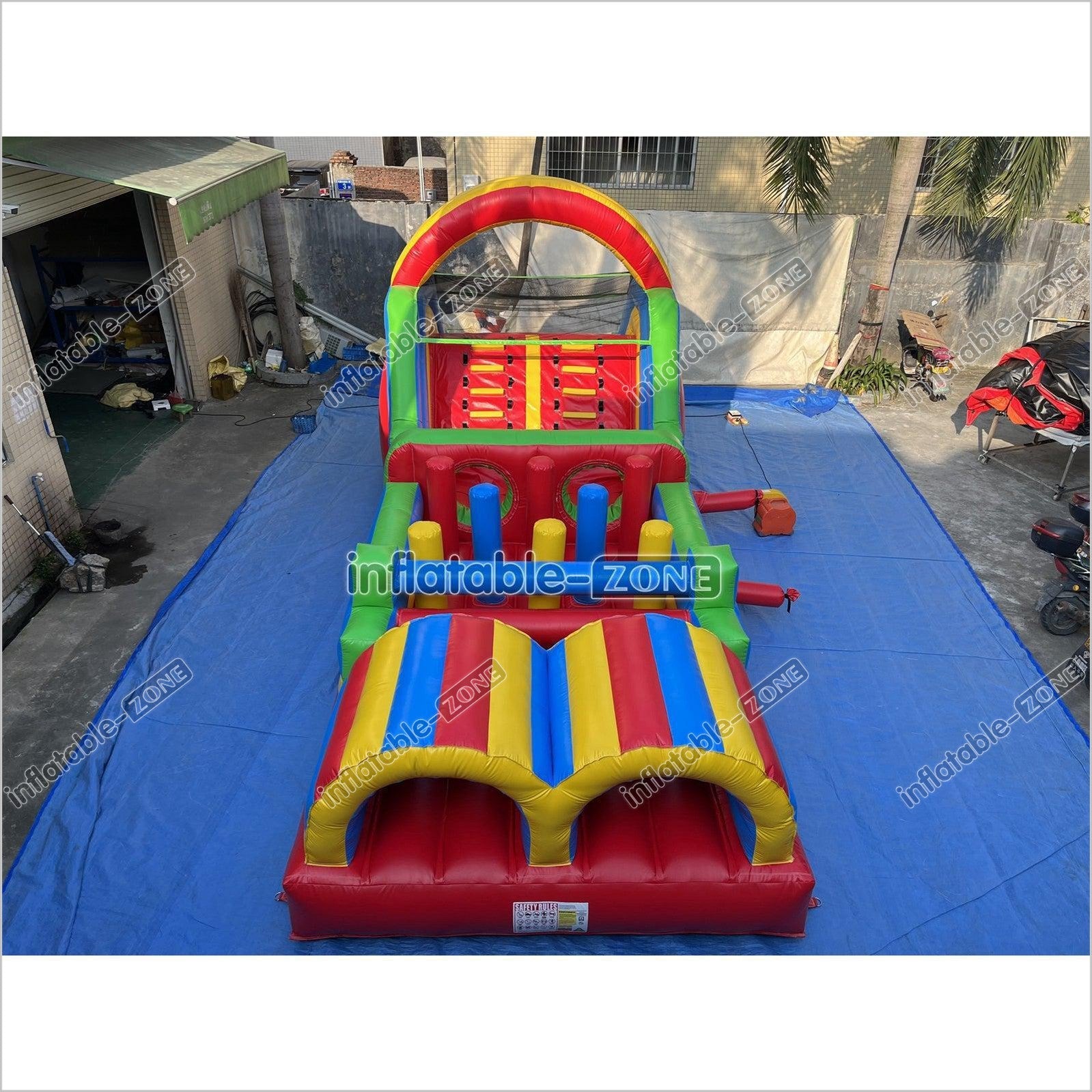 Inflatable Obstacle Course Sports Games Race With Obstacles Course Bounce House - Inflatable-Zone