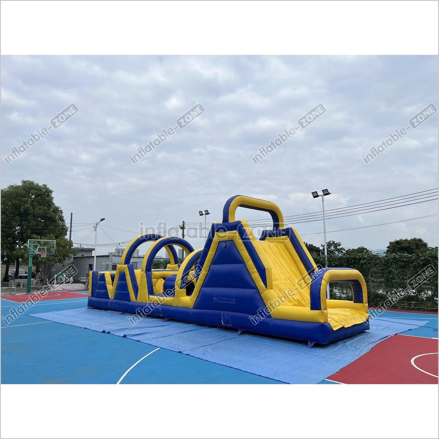 Inflatable Obstacle Course Bounce House Obstacle Course Jumper With Climbing Game - Inflatable-Zone