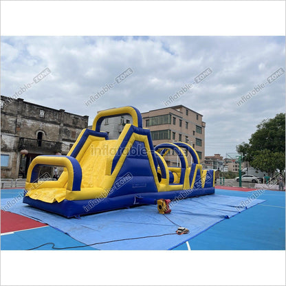 Inflatable Obstacle Course Bounce House Obstacle Course Jumper With Climbing Game - Inflatable-Zone