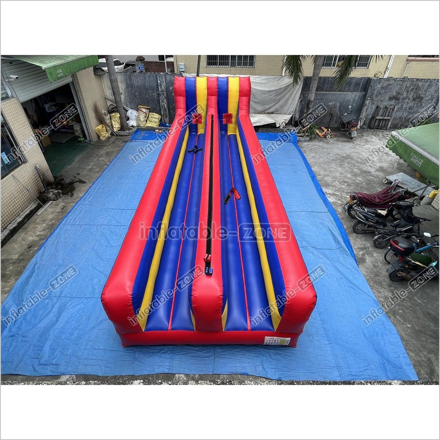 Inflatable Bungee Run Bungee Cord Run Bungee Run Bouncy Castle - Inflatable-Zone