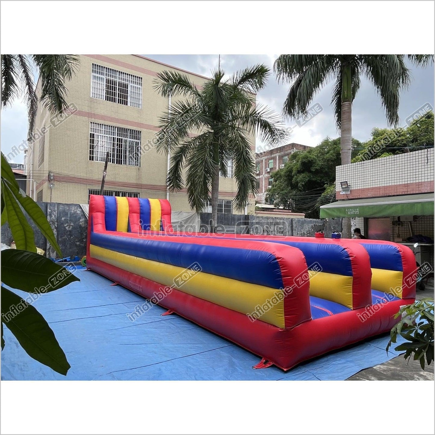 Inflatable Bungee Run Bungee Cord Run Bungee Run Bouncy Castle - Inflatable-Zone