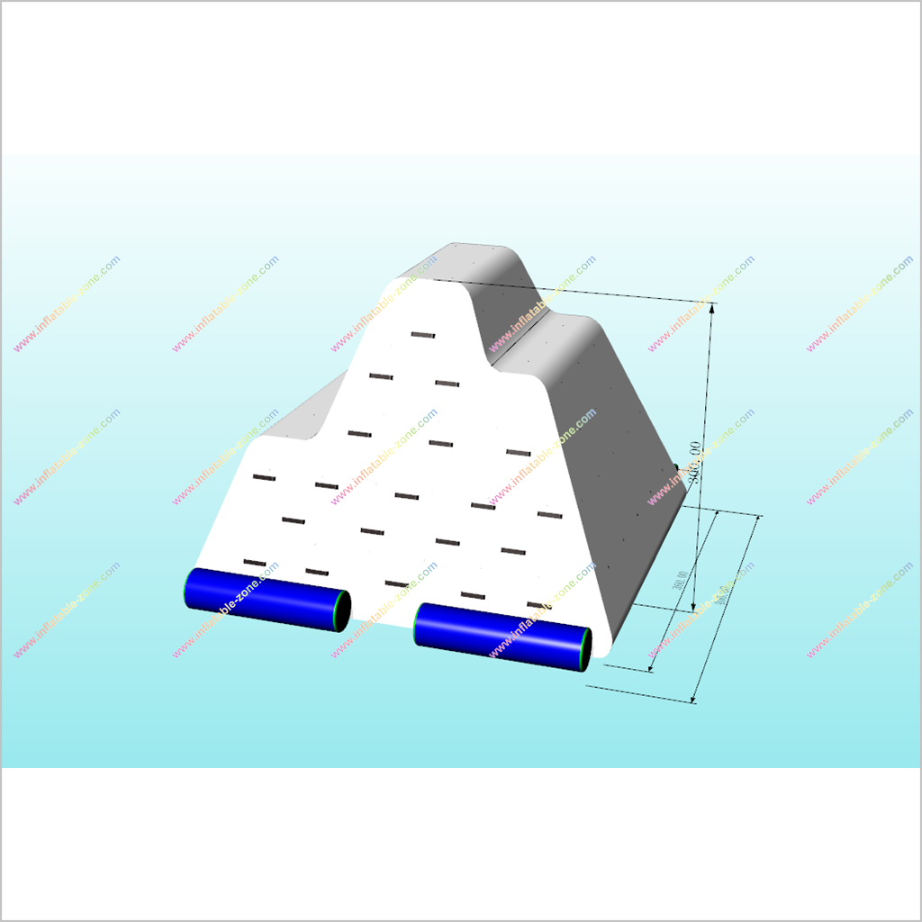 Climbing Challenge Iceberg Game Inflatable Water Park Slide Inflatable Floating Iceberg Blow Up Water Toy