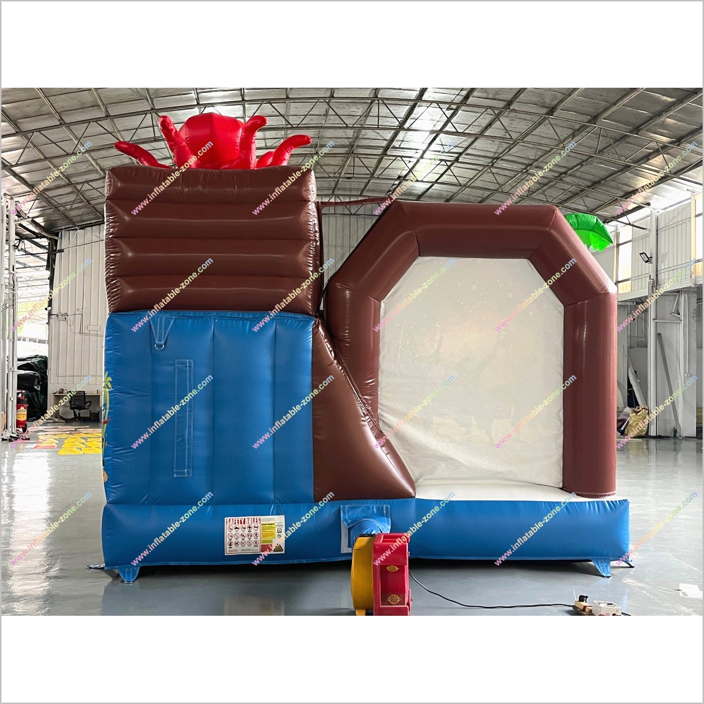Indoor Inflatable Castle Party Pirate Bounce House Slide Inflatable Combo Jump N Slide Dry Bouncer