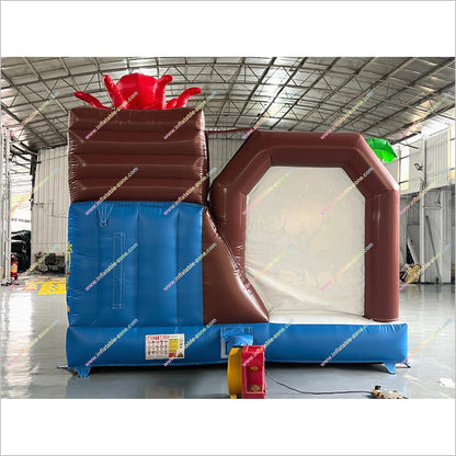 Indoor Inflatable Castle Party Pirate Bounce House Slide Inflatable Combo Jump N Slide Dry Bouncer