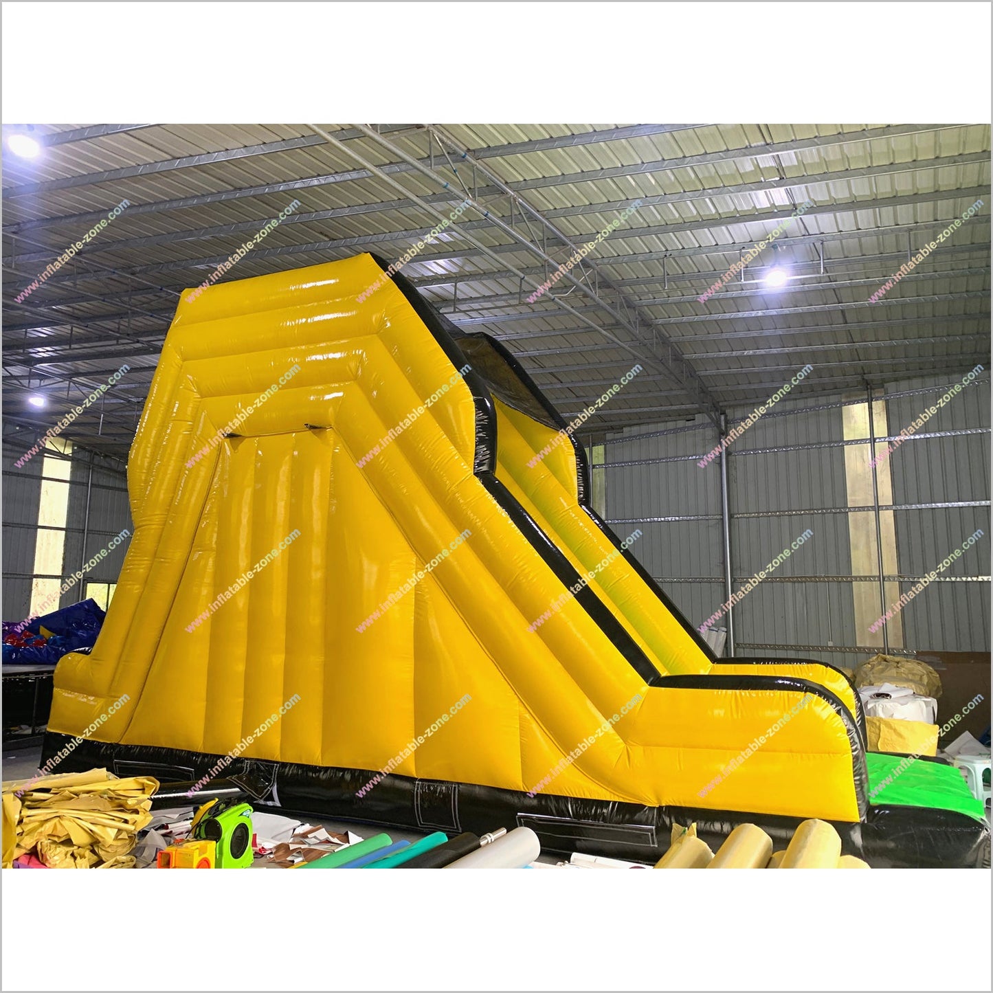 Party Sport Inflatable Climbing Mountain Amusement Park Game Indoor Rock Climbing Wall With Slide - Inflatable-Zone