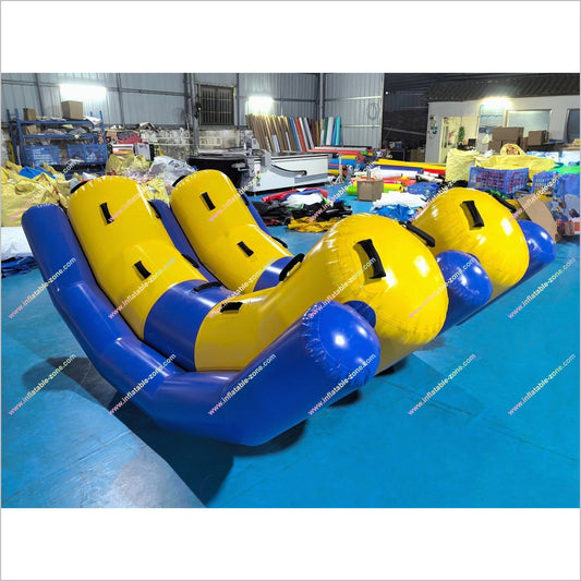 Fun Swimming Pool Toys Inflatable Banana Seesaw Rocker Inflatable Water Totter Floating Water Park For Sale