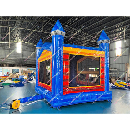 Inflatable Bouncy Castle Rentals Indoor Soft Playground Equipment Marble Jumper Bounce House For Sale Near Me