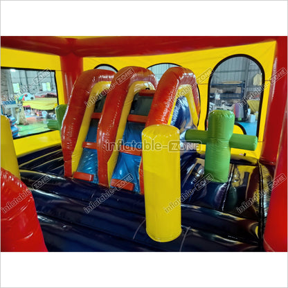 Commercial Inflatable Bouncy Castle With Slide Combo Inflatable Bounce House For Outdoor And Indoor Party Game - Inflatable-Zone