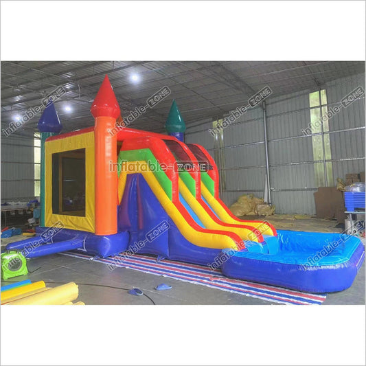 Commercial Indoor Inflatable Jumping Castle Bouncer Combo Party Inflatable Bouncy House And Slide With Pool - Inflatable-Zone