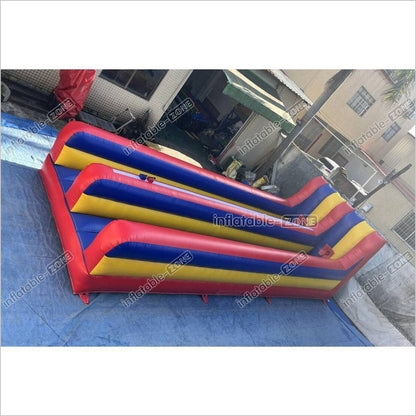 Inflatable Dual Lane Bungee Running Kids Adults Play Interactive Game Inflatable Bungee Run Challenge - Inflatable-Zone