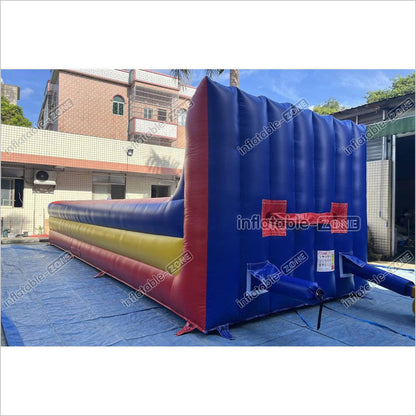 Inflatable Dual Lane Bungee Running Kids Adults Play Interactive Game Inflatable Bungee Run Challenge - Inflatable-Zone