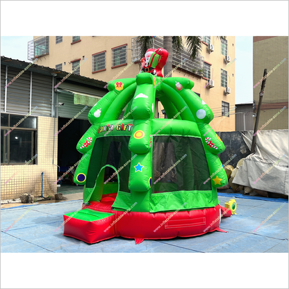 Inflatable Christmas Tree Bouncy Castle Party Near Me Large Outdoor Playground Bounce House For Sell - Inflatable-Zone