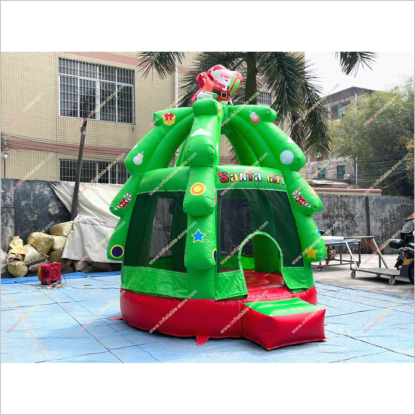 Inflatable Christmas Tree Bouncy Castle Party Near Me Large Outdoor Playground Bounce House For Sell - Inflatable-Zone