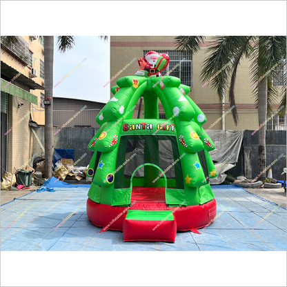 Inflatable Christmas Tree Bouncy Castle Party Near Me Large Outdoor Playground Bounce House For Sell - Inflatable-Zone