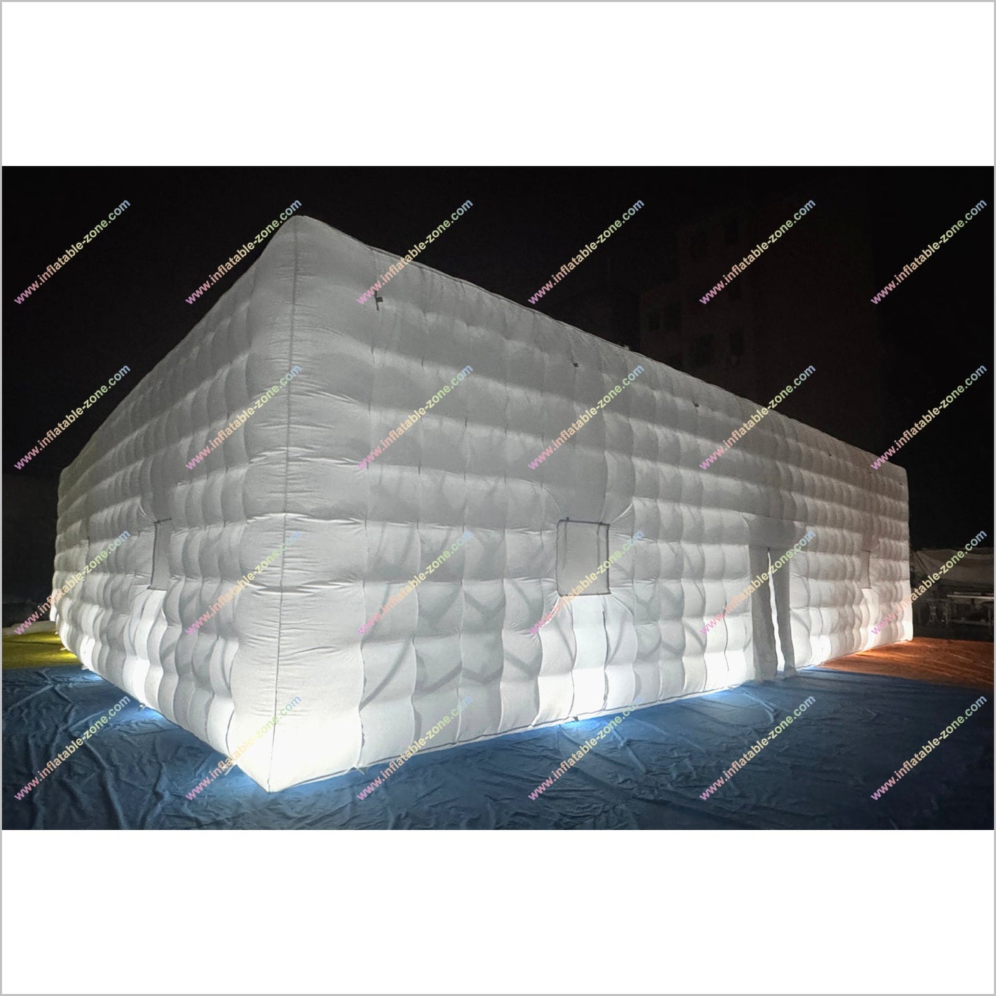 Inflatable Club Rental Marquee Nightclub Mobile Party Cube Inflatable Tent With Led Lighting - Inflatable-Zone