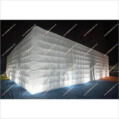 Inflatable Club Rental Marquee Nightclub Mobile Party Cube Inflatable Tent With Led Lighting - Inflatable-Zone