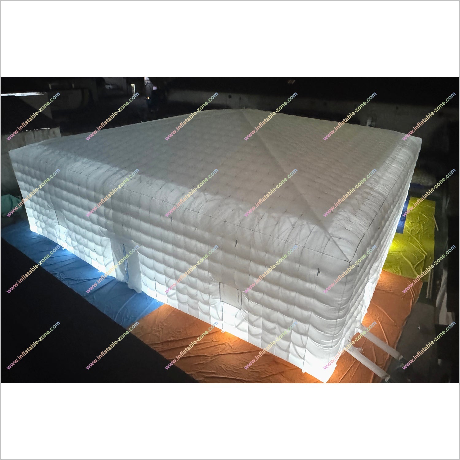 Inflatable Club Rental Marquee Nightclub Mobile Party Cube Inflatable Tent With Led Lighting - Inflatable-Zone