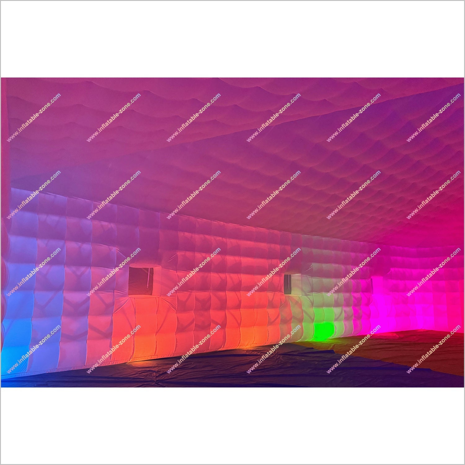 Large Led Inflatable Club Tent Outdoor Advertising Near Me Party Cube Blow Up Nightclub Rental - Inflatable-Zone