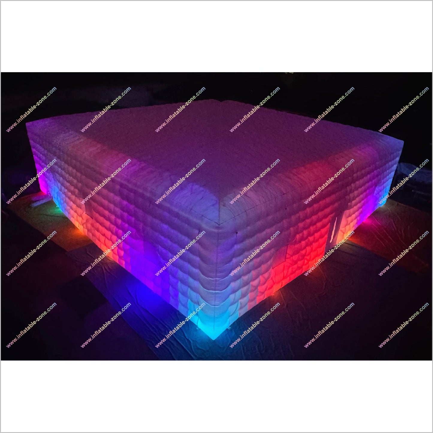 Large Led Inflatable Club Tent Outdoor Advertising Near Me Party Cube Blow Up Nightclub Rental - Inflatable-Zone