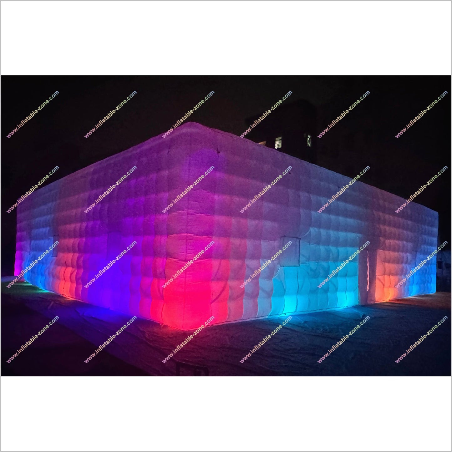 Large Led Inflatable Club Tent Outdoor Advertising Near Me Party Cube Blow Up Nightclub Rental - Inflatable-Zone
