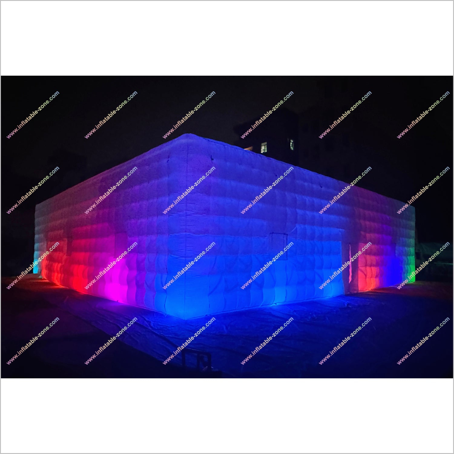 Large Led Inflatable Club Tent Outdoor Advertising Near Me Party Cube Blow Up Nightclub Rental - Inflatable-Zone