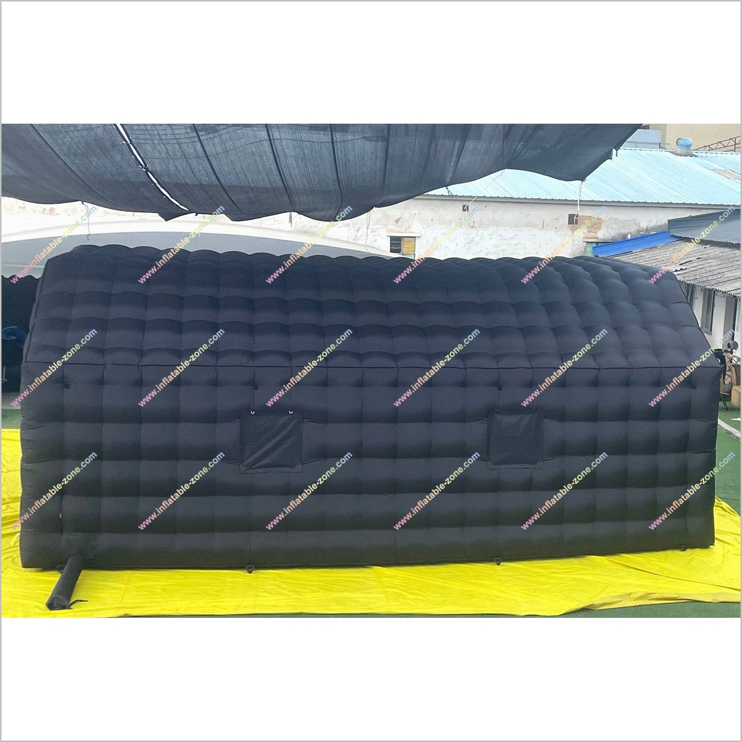 Inflatable Disco Tent Hire Cube Pavilion Event House Black Night Club Near Me Inflatable Tent Party