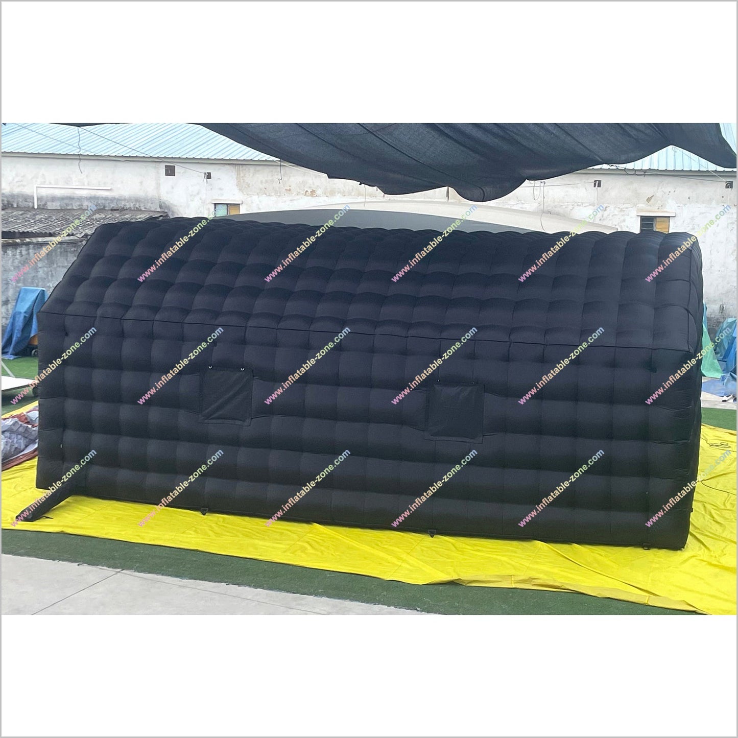 Inflatable Disco Tent Hire Cube Pavilion Event House Black Night Club Near Me Inflatable Tent Party