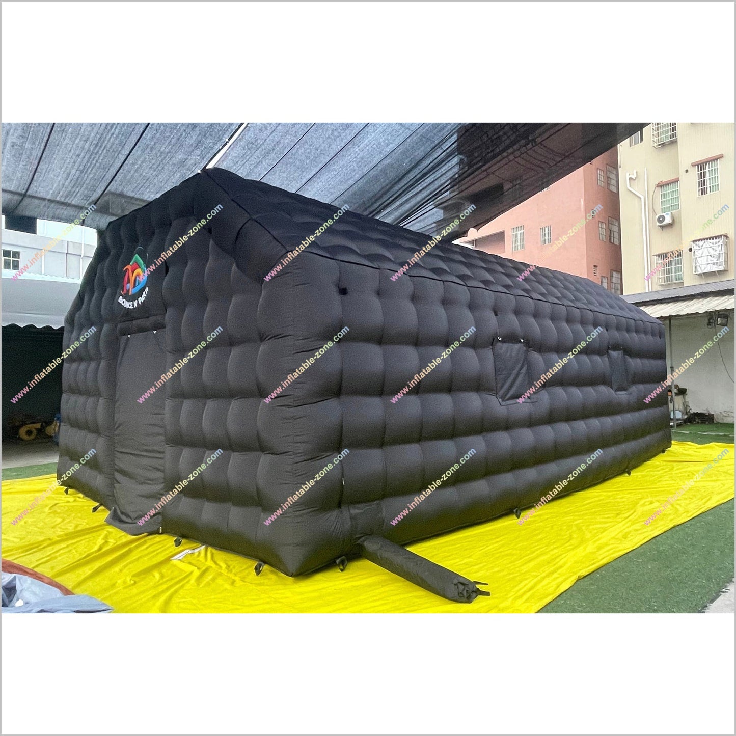 Inflatable Disco Tent Hire Cube Pavilion Event House Black Night Club Near Me Inflatable Tent Party
