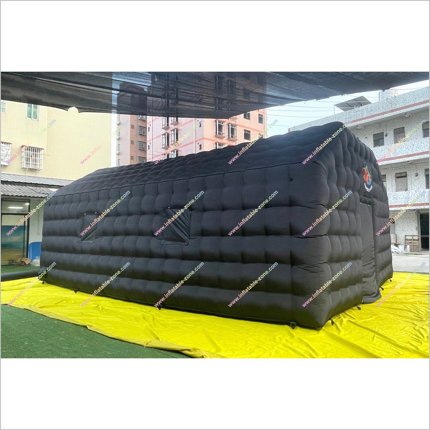 Inflatable Disco Tent Hire Cube Pavilion Event House Black Night Club Near Me Inflatable Tent Party
