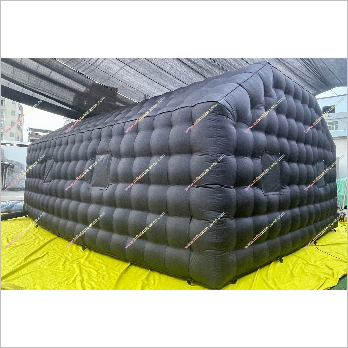 Inflatable Disco Tent Hire Cube Pavilion Event House Black Night Club Near Me Inflatable Tent Party