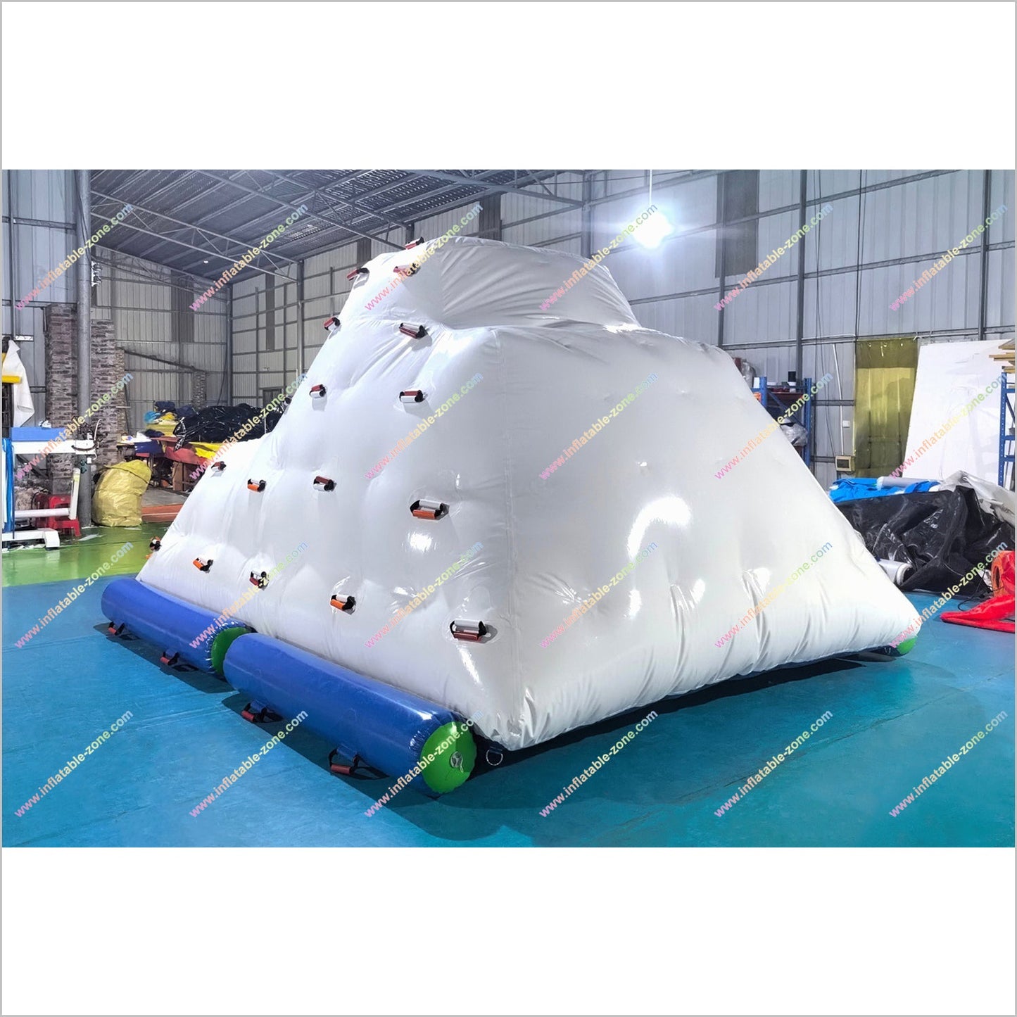 Climbing Challenge Iceberg Game Inflatable Water Park Slide Inflatable Floating Iceberg Blow Up Water Toy