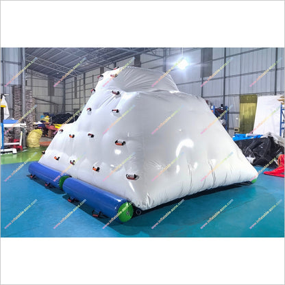 Climbing Challenge Iceberg Game Inflatable Water Park Slide Inflatable Floating Iceberg Blow Up Water Toy