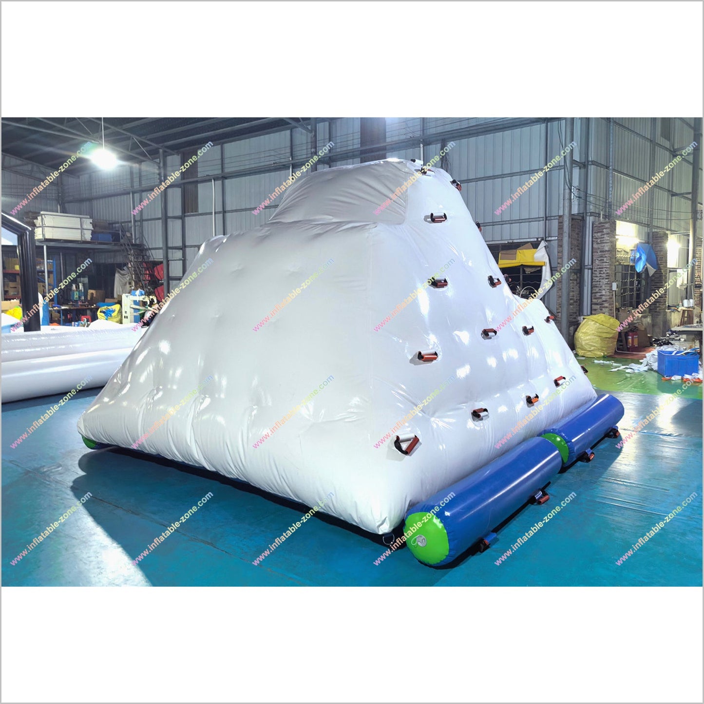 Climbing Challenge Iceberg Game Inflatable Water Park Slide Inflatable Floating Iceberg Blow Up Water Toy