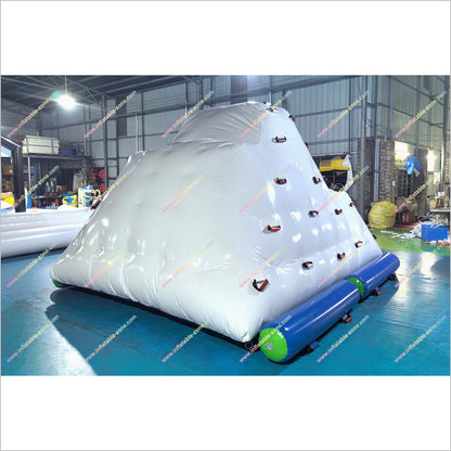 Climbing Challenge Iceberg Game Inflatable Water Park Slide Inflatable Floating Iceberg Blow Up Water Toy