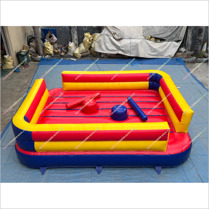 Outdoor Play Game Inflatable Jousting Ring Interactive Playground Equipment Inflatable Gladiator Joust Sticks For Sale - Inflatable-Zone