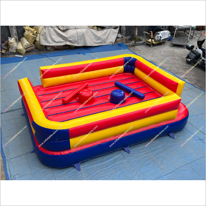 Outdoor Play Game Inflatable Jousting Ring Interactive Playground Equipment Inflatable Gladiator Joust Sticks For Sale - Inflatable-Zone