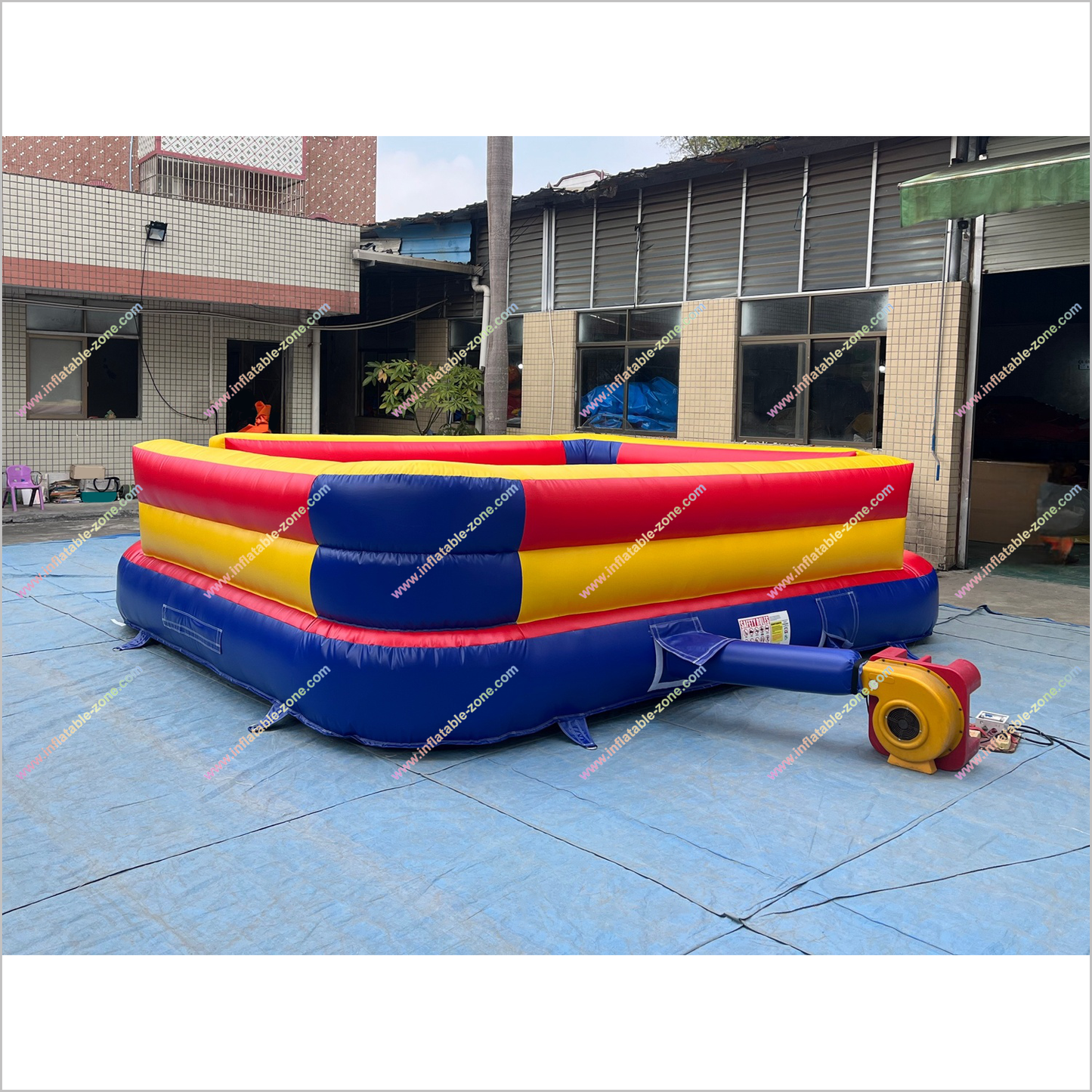 Outdoor Play Game Inflatable Jousting Ring Interactive Playground Equipment Inflatable Gladiator Joust Sticks For Sale - Inflatable-Zone