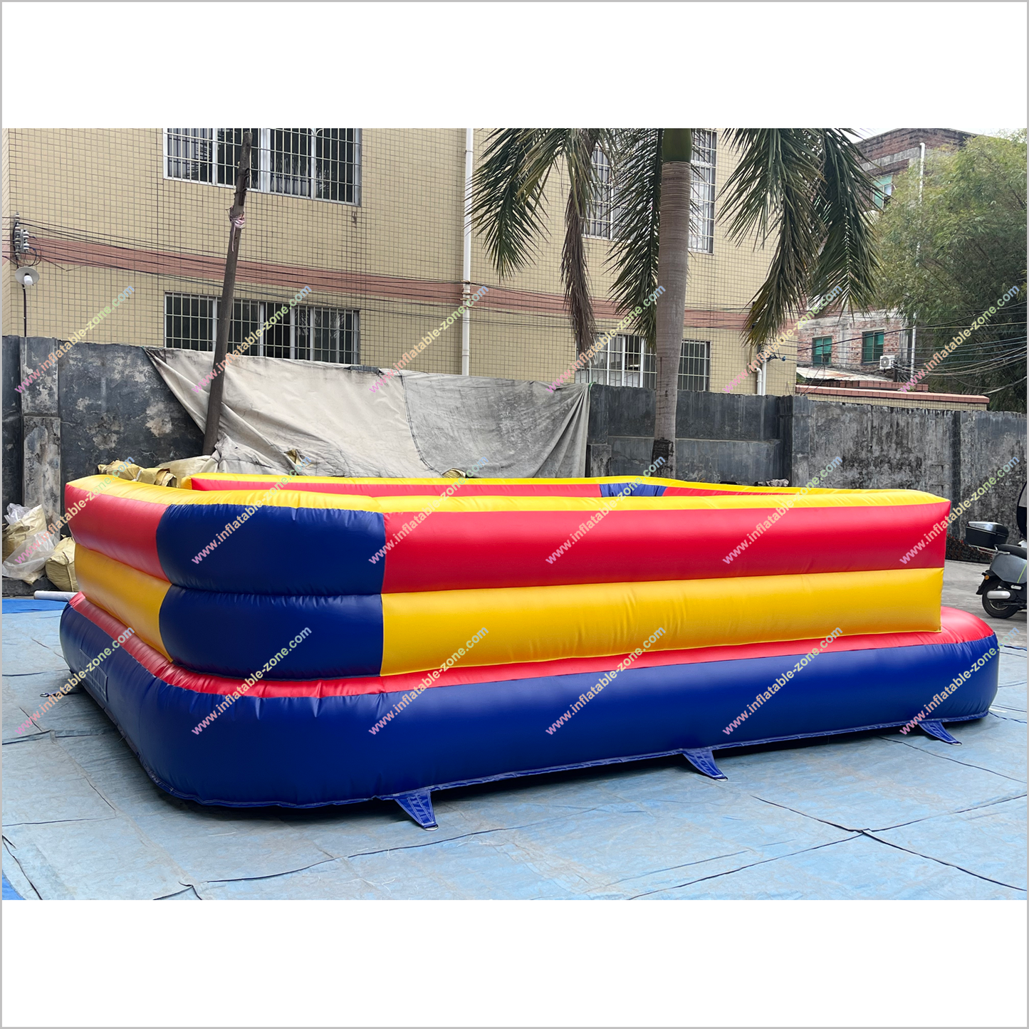Outdoor Play Game Inflatable Jousting Ring Interactive Playground Equipment Inflatable Gladiator Joust Sticks For Sale - Inflatable-Zone