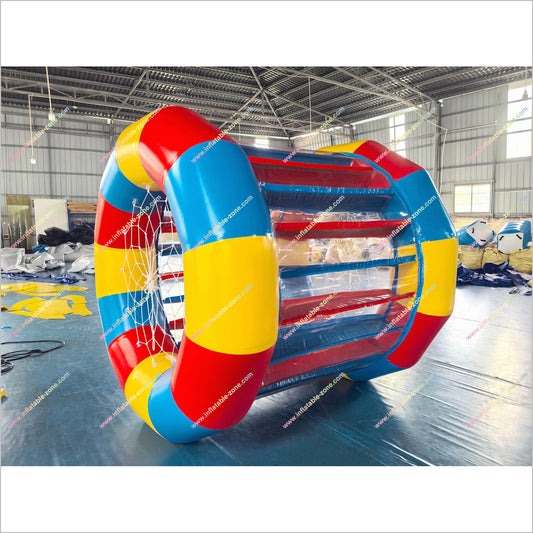Inflatable Hamster Wheel Water Roller Barrel Floating Walking Water Roller Drum Team Building Outside