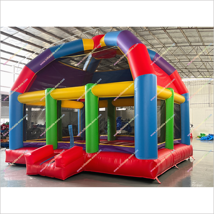 Mega Dome Inflatable House Bounce Grand Party Childrens Indoor Bouncy Castle Moonbounce Rentals Near Me