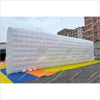 Outdoor Party Decorations Inflatable House Tents Big White Blow Up Cube Inflatable Night Club Rentals - Inflatable-Zone