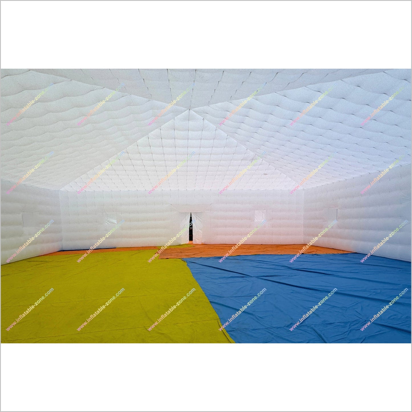 Outdoor Party Decorations Inflatable House Tents Big White Blow Up Cube Inflatable Night Club Rentals - Inflatable-Zone