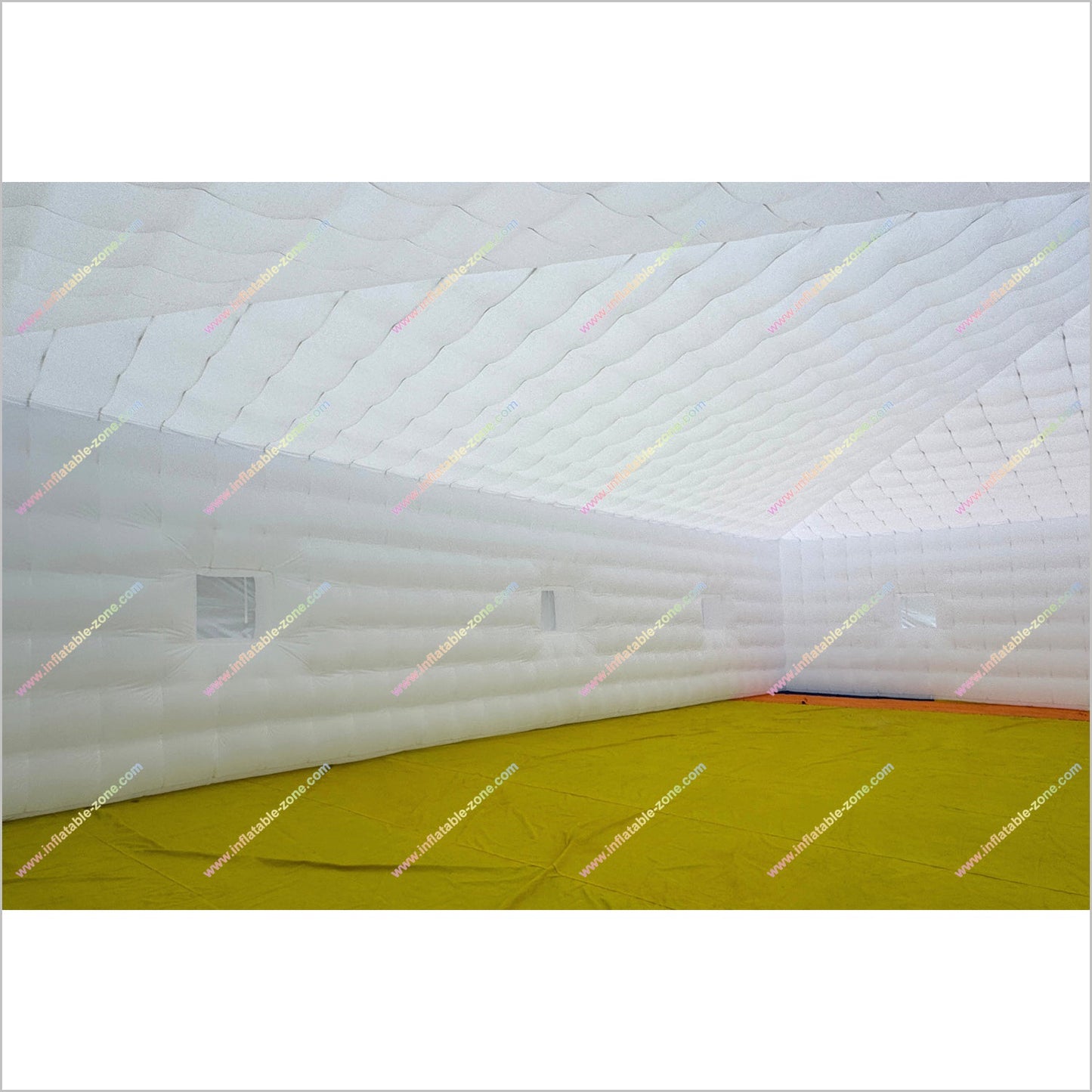 Outdoor Party Decorations Inflatable House Tents Big White Blow Up Cube Inflatable Night Club Rentals - Inflatable-Zone