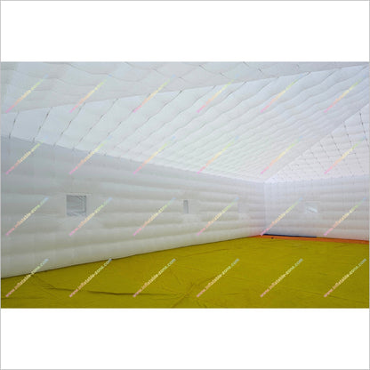 Outdoor Party Decorations Inflatable House Tents Big White Blow Up Cube Inflatable Night Club Rentals - Inflatable-Zone