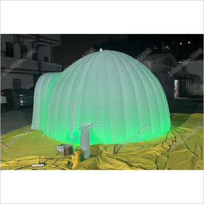 Commercial Inflatable Club With LED Lights Inflatable Igloo Dome Party Tent For Outdoor Advertising Event - Inflatable-Zone