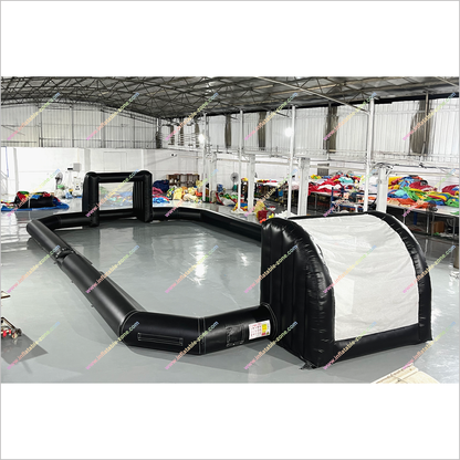 Single Wall Inflatable Indoor Soccer Field Interactive Sport Games Football Court Near Me