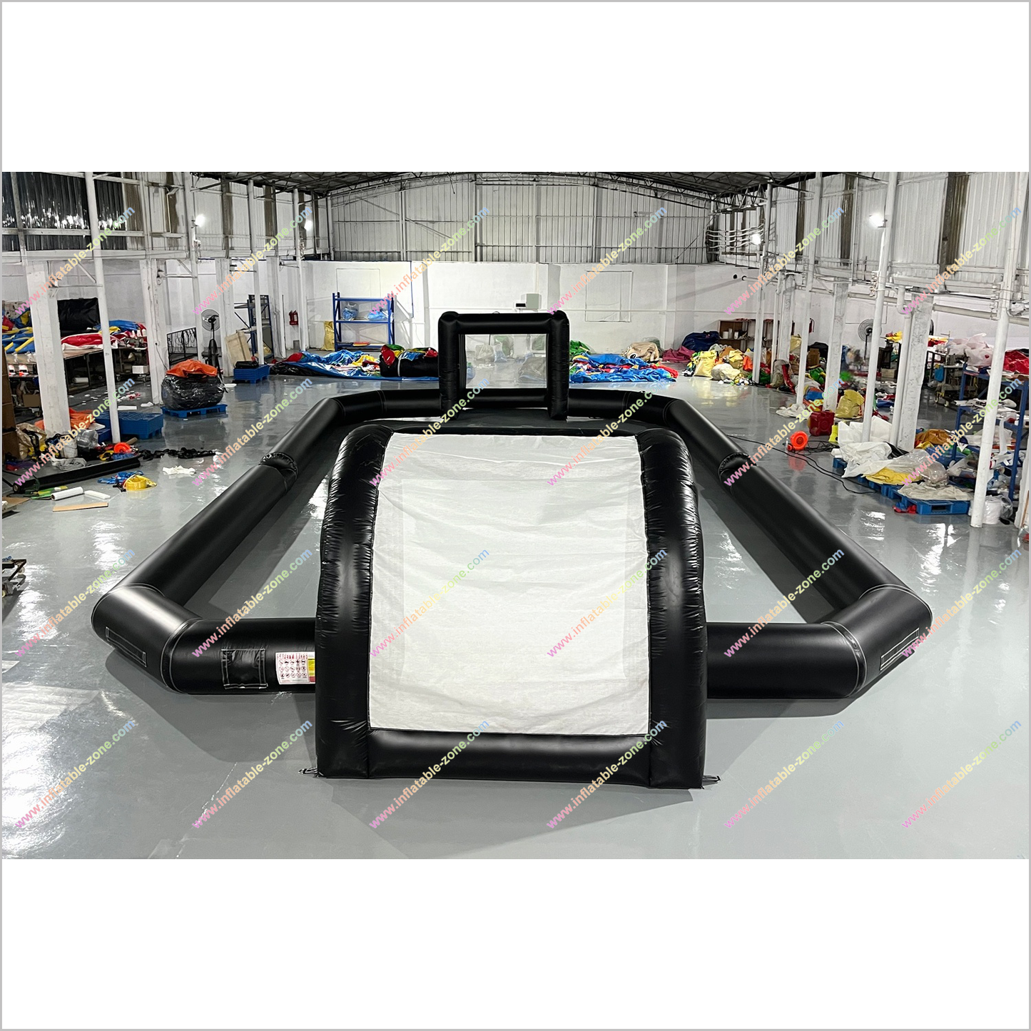Single Wall Inflatable Indoor Soccer Field Interactive Sport Games Football Court Near Me