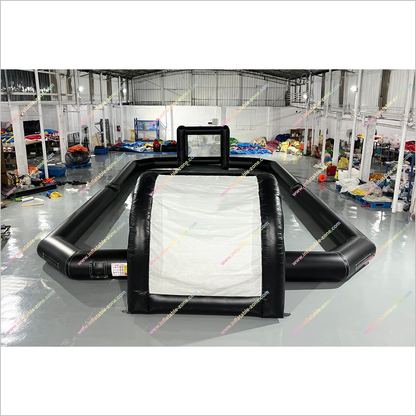 Single Wall Inflatable Indoor Soccer Field Interactive Sport Games Football Court Near Me