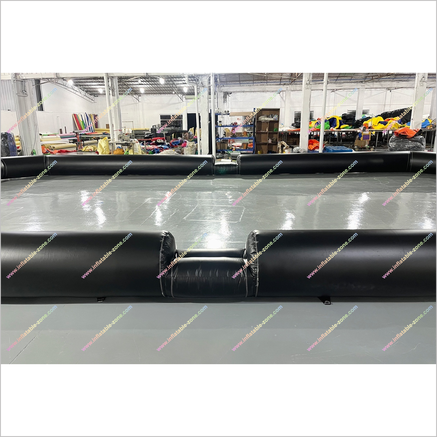 Single Wall Inflatable Indoor Soccer Field Interactive Sport Games Football Court Near Me